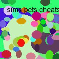 sims pets cheats ps2