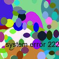 system error 2221